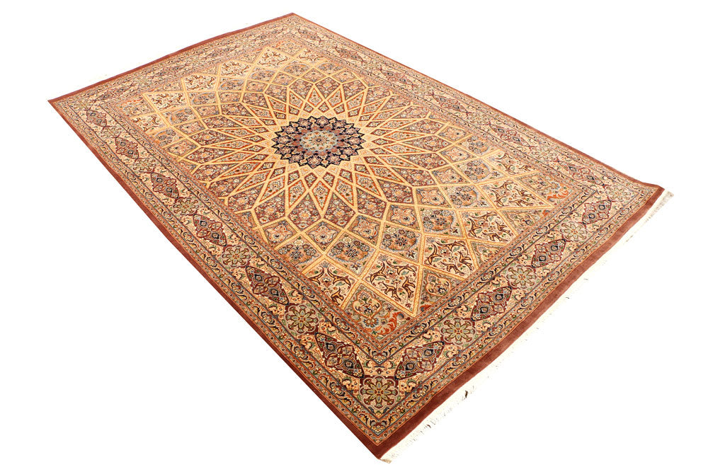 Multi Colored Gombud 4' 7 x 7' 1 - No. 44935 - ALRUG Rug Store