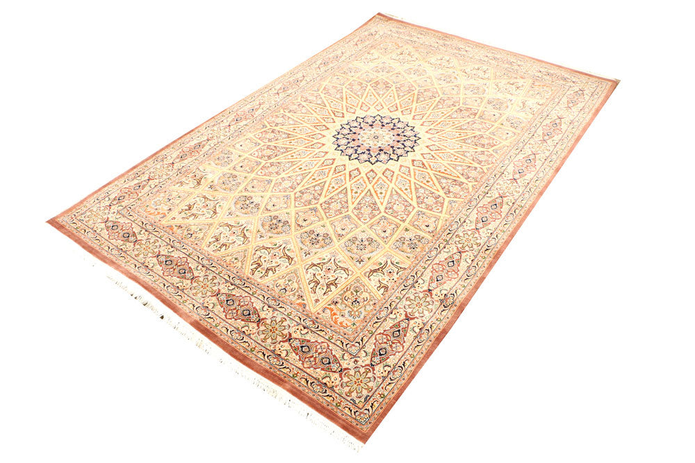 Multi Colored Gombud 4' 7 x 7' 1 - No. 44935 - ALRUG Rug Store