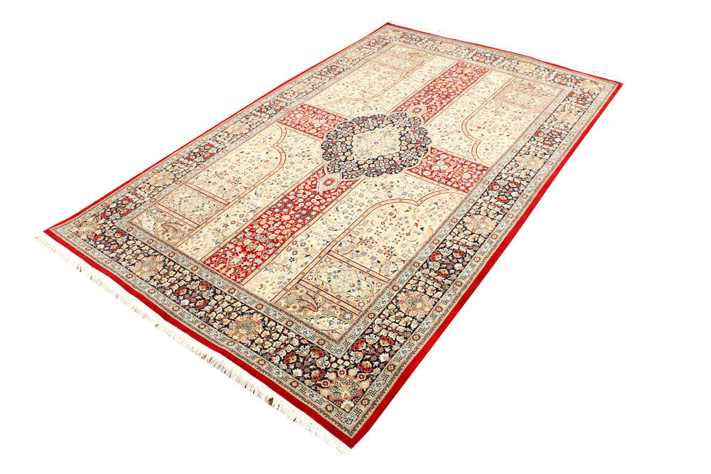 Multi Colored Isfahan 4' 7 x 7' 5 - No. 44937 - ALRUG Rug Store