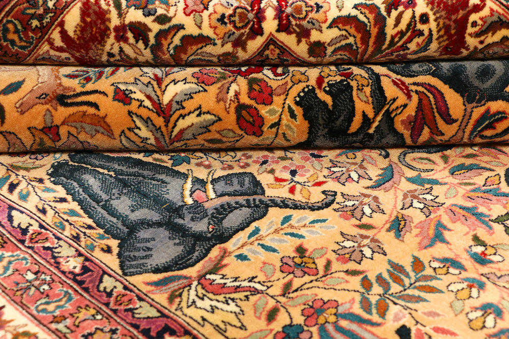 Peru Hunting 4' 7 x 6' 11 - No. 44938 - ALRUG Rug Store