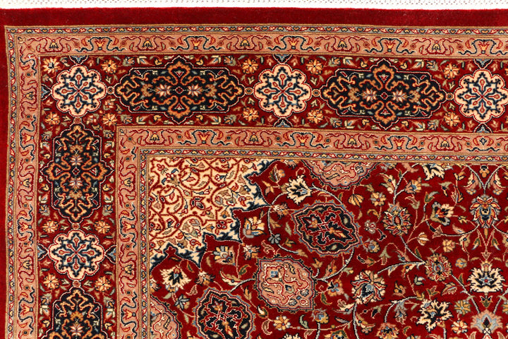 Maroon Ardibil 4' 7 x 7' 1 - No. 44939 - ALRUG Rug Store
