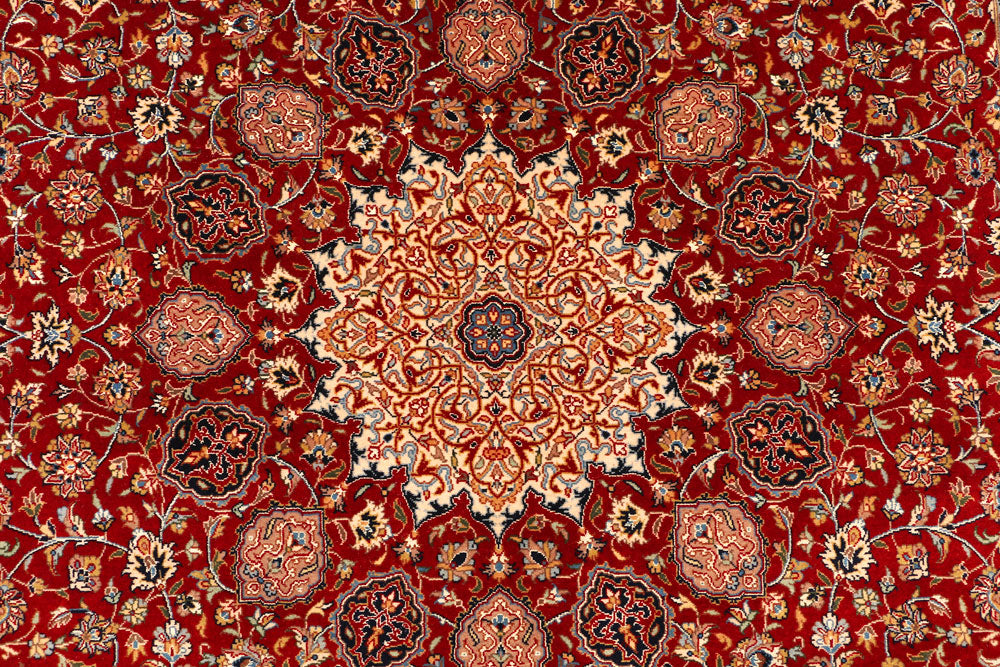 Maroon Ardibil 4' 7 x 7' 1 - No. 44939 - ALRUG Rug Store