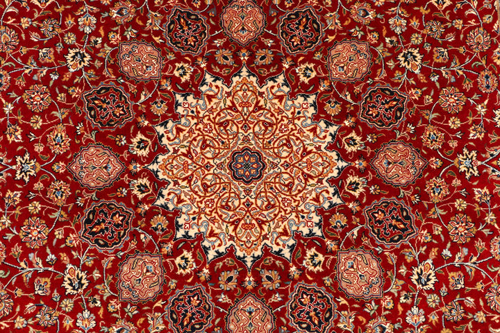 Maroon Ardibil 4' 7 x 7' 1 - No. 44939 - ALRUG Rug Store