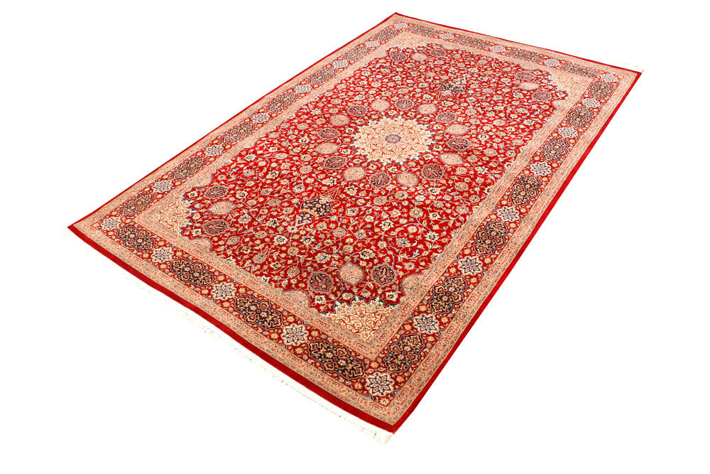Maroon Ardibil 4' 7 x 7' 1 - No. 44939 - ALRUG Rug Store