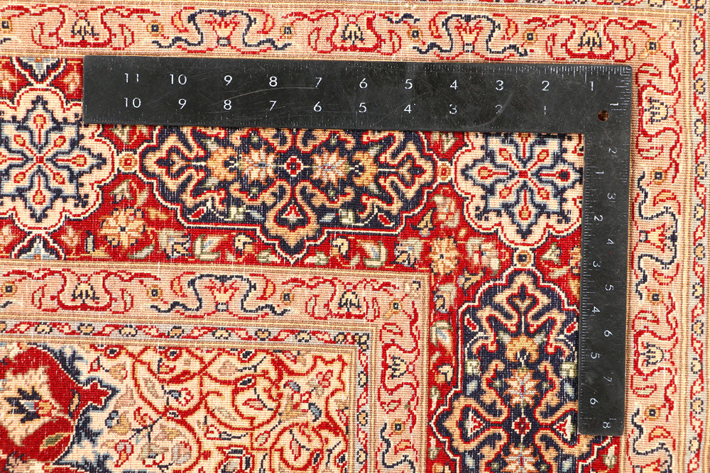 Maroon Ardibil 4' 7 x 7' 1 - No. 44939 - ALRUG Rug Store