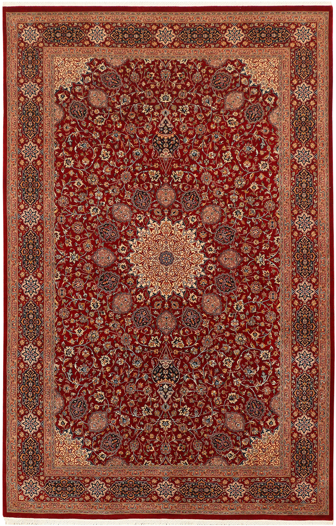 Maroon Ardibil 4' 7 x 7' 1 - No. 44939 - ALRUG Rug Store