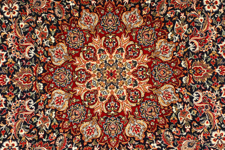 Black Ardibil 4' 6 x 6' 10 - No. 44940 - ALRUG Rug Store