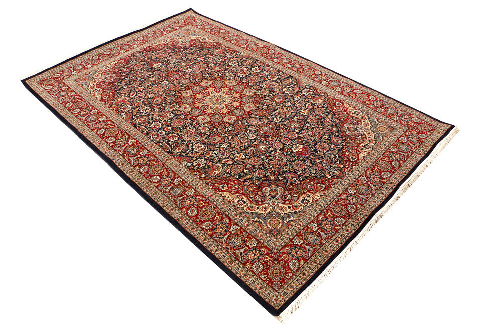 Black Ardibil 4' 6 x 6' 10 - No. 44940 - ALRUG Rug Store
