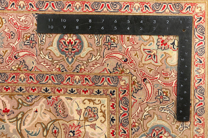 Cornsilk Kashan 4' 7 x 7' 1 - No. 44941 - ALRUG Rug Store