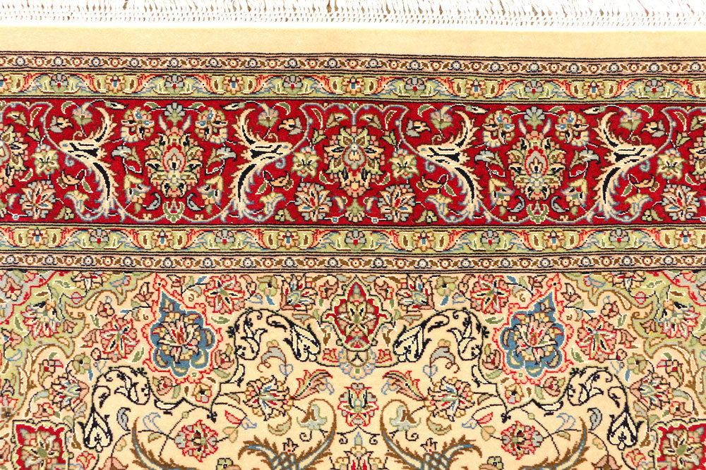 Navajo White Kashan 4' 7 x 7' 2 - No. 44942 - ALRUG Rug Store