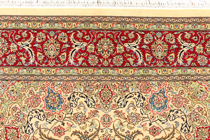 Navajo White Kashan 4' 7 x 7' 2 - No. 44942 - ALRUG Rug Store