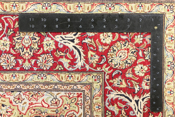 Navajo White Kashan 4' 7 x 7' 2 - No. 44942 - ALRUG Rug Store