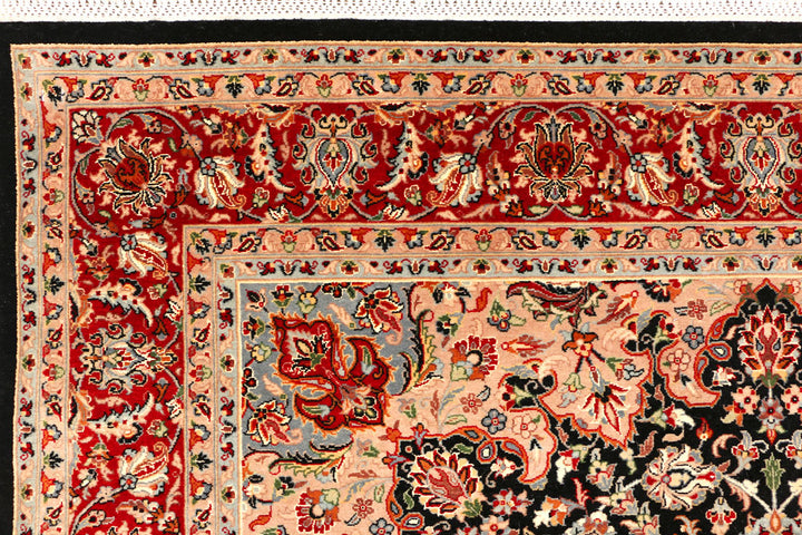 Black Ardibil 4' 8 x 7' 1 - No. 44944 - ALRUG Rug Store