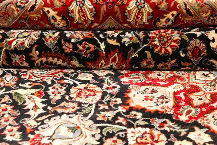 Black Ardibil 4' 8 x 7' 1 - No. 44944 - ALRUG Rug Store