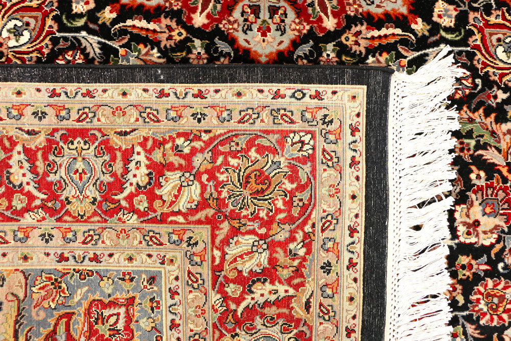 Black Ardibil 4' 8 x 7' 1 - No. 44944 - ALRUG Rug Store