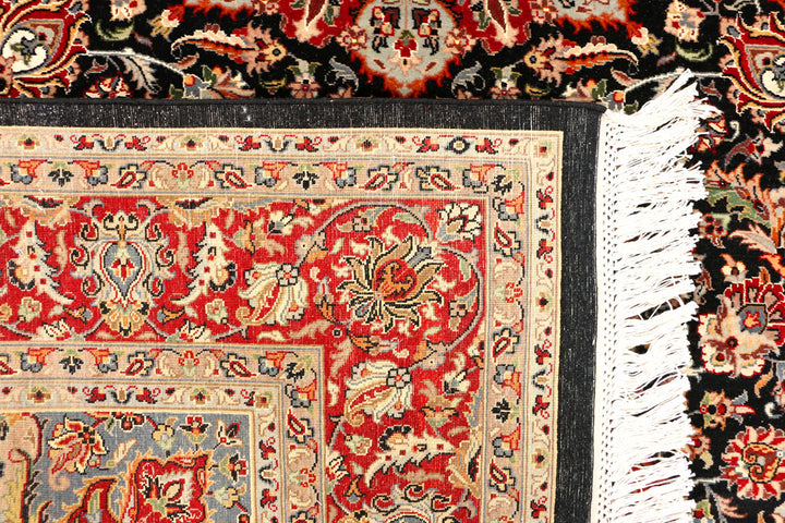 Black Ardibil 4' 8 x 7' 1 - No. 44944 - ALRUG Rug Store