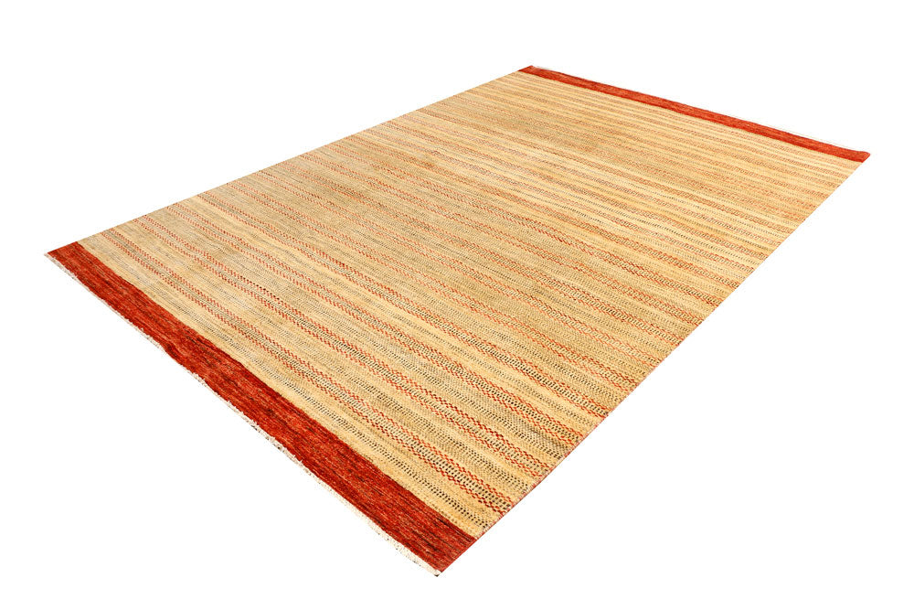 Navajo White Gabbeh 6' 7 x 9' 6 - No. 44969 - ALRUG Rug Store