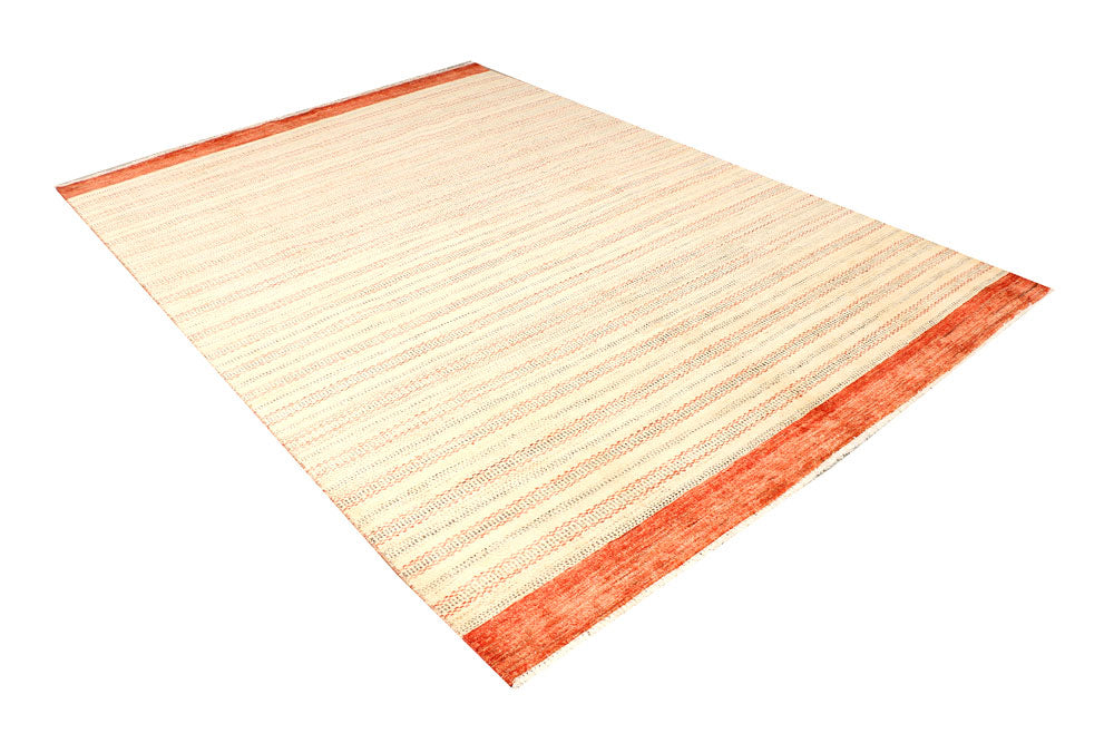 Navajo White Gabbeh 6' 7 x 9' 6 - No. 44969 - ALRUG Rug Store