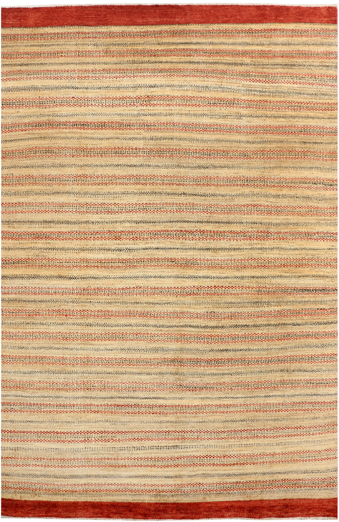 Navajo White Gabbeh 6' 2 x 9' 10 - No. 44975 - ALRUG Rug Store