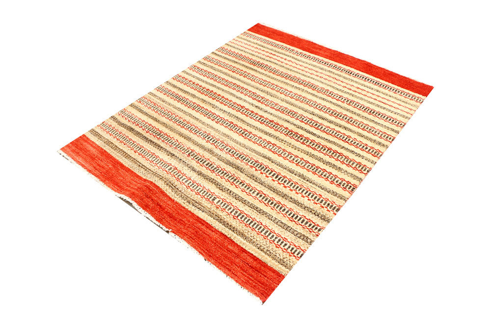 Navajo White Gabbeh 4' x 4' 11 - No. 44977 - ALRUG Rug Store