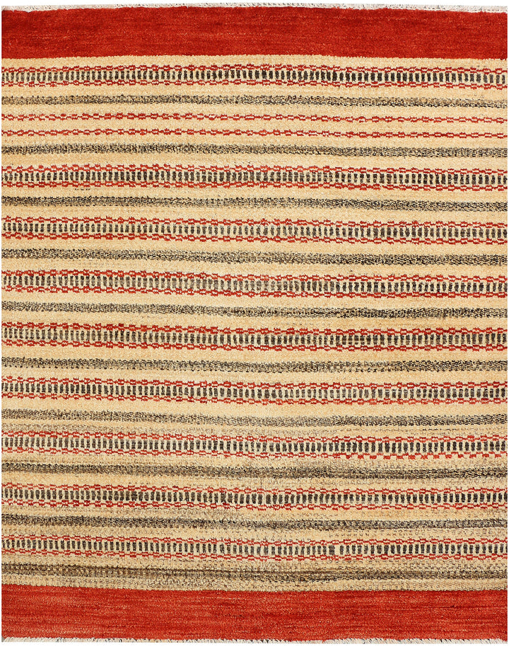 Navajo White Gabbeh 4' x 4' 11 - No. 44977 - ALRUG Rug Store