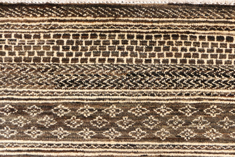 Saddle Brown Gabbeh 3' 10 x 6' 8 - No. 44978 - ALRUG Rug Store