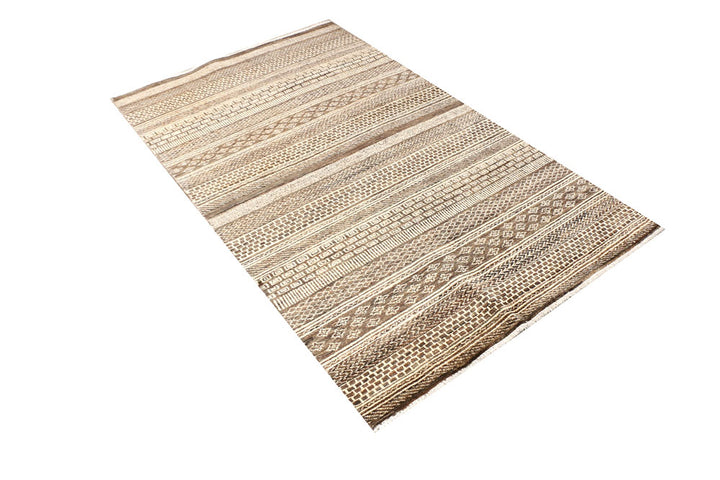 Saddle Brown Gabbeh 3' 10 x 6' 8 - No. 44978 - ALRUG Rug Store