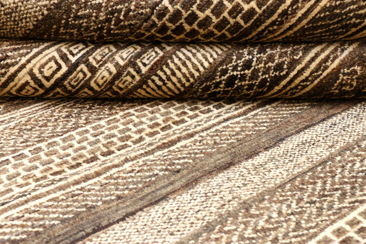 Saddle Brown Gabbeh 3' 10 x 6' 8 - No. 44978 - ALRUG Rug Store