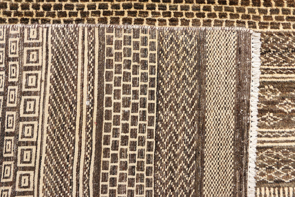 Saddle Brown Gabbeh 3' 10 x 6' 8 - No. 44978 - ALRUG Rug Store