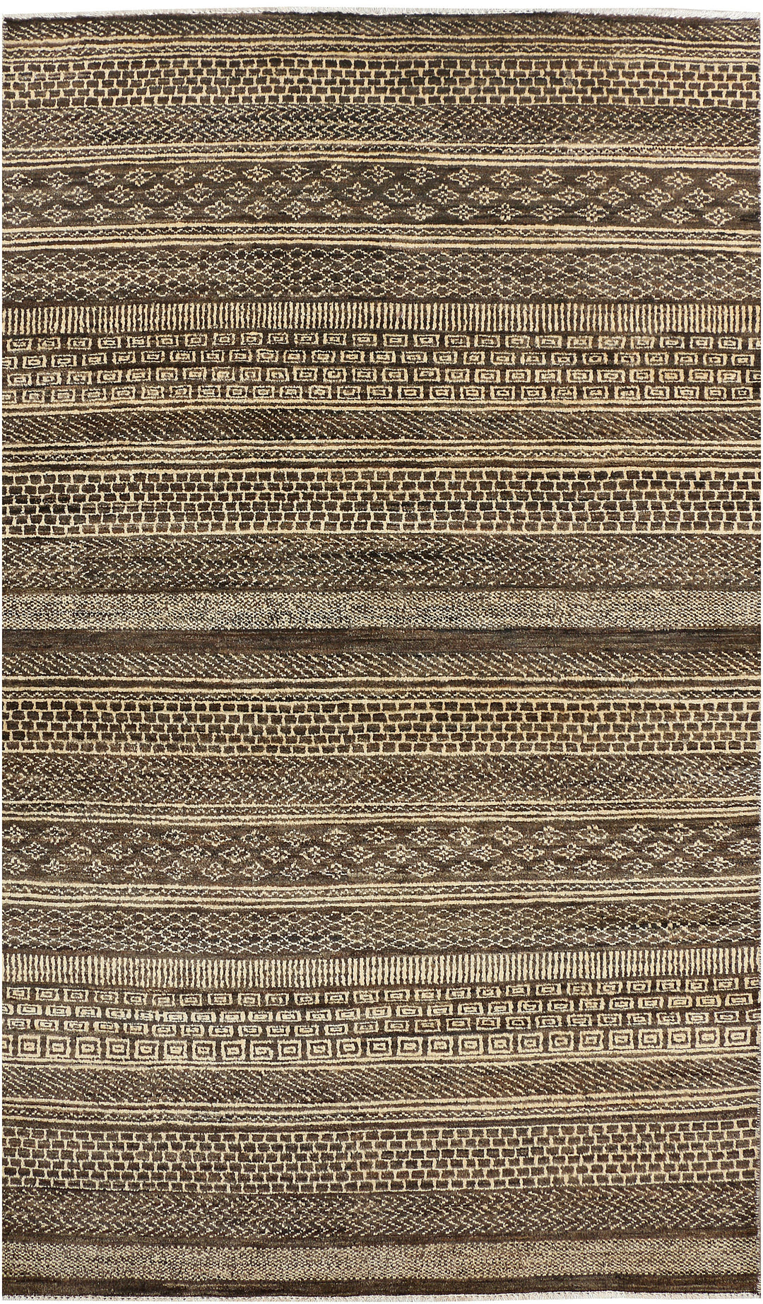 Saddle Brown Gabbeh 3' 10 x 6' 8 - No. 44978 - ALRUG Rug Store