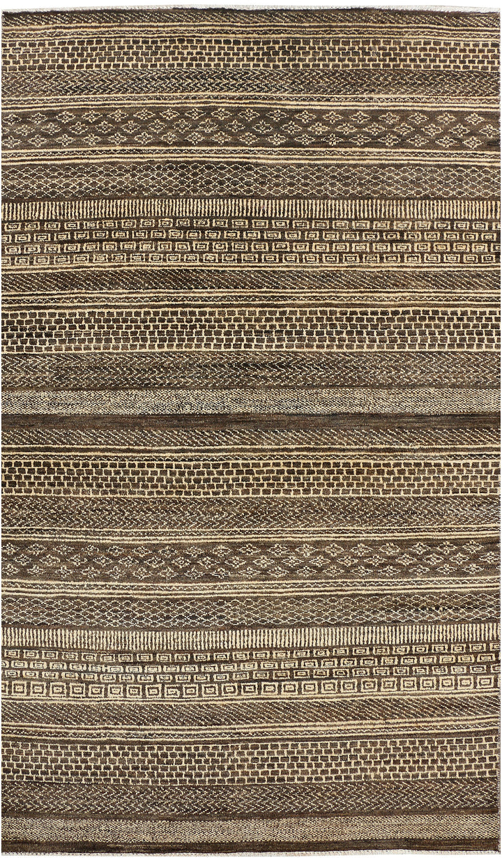 Saddle Brown Gabbeh 3' 10 x 6' 8 - No. 44978 - ALRUG Rug Store