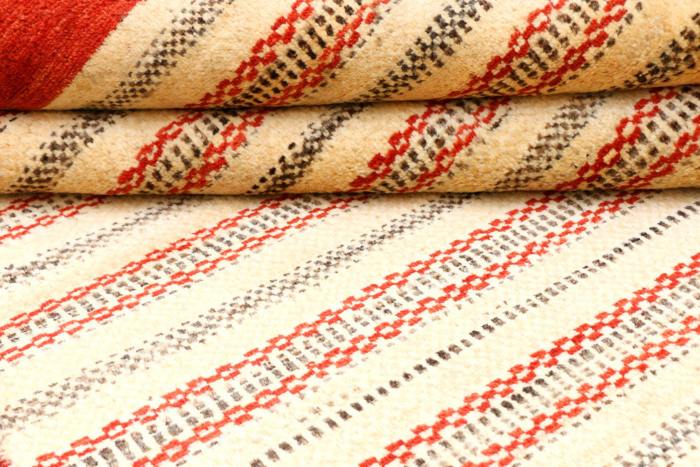 Wheat Gabbeh 3' 11 x 6' - No. 44979 - ALRUG Rug Store