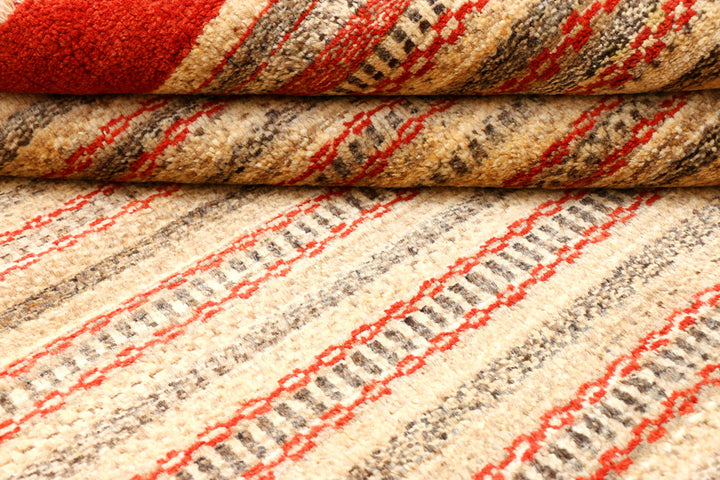 Wheat Gabbeh 3' 11 x 5' 3 - No. 44983 - ALRUG Rug Store