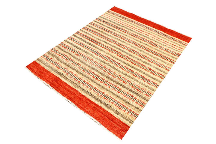 Wheat Gabbeh 3' 10 x 4' 10 - No. 44986 - ALRUG Rug Store