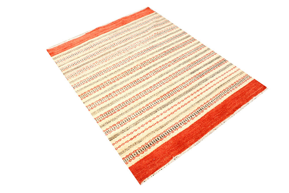 Wheat Gabbeh 3' 10 x 4' 10 - No. 44986 - ALRUG Rug Store