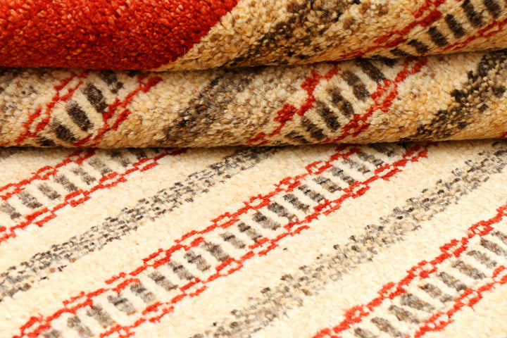 Wheat Gabbeh 3' 10 x 4' 10 - No. 44986 - ALRUG Rug Store