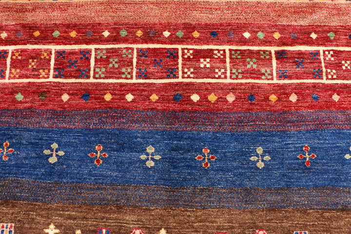 Multi Colored Gabbeh 8' 1 x 11' 1 - No. 44997 - ALRUG Rug Store