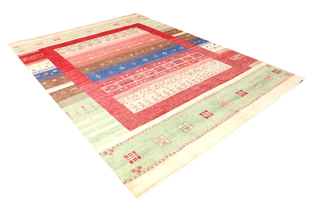 Multi Colored Gabbeh 8' 1 x 11' 1 - No. 44997 - ALRUG Rug Store