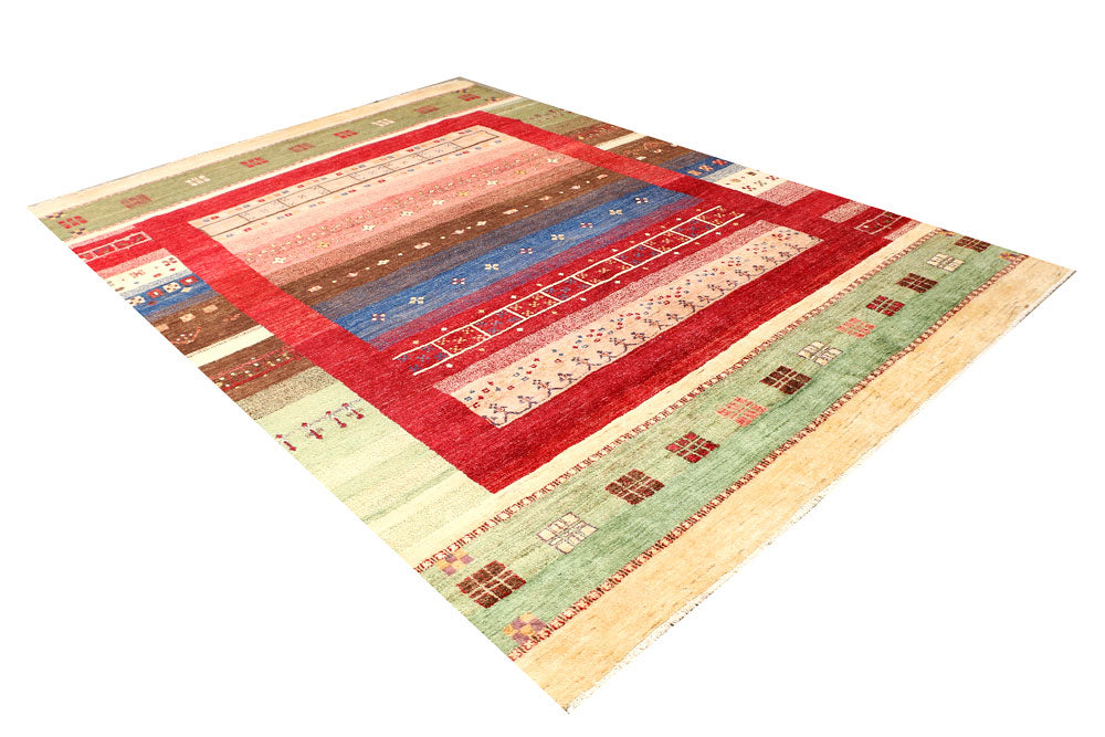 Multi Colored Gabbeh 8' 2 x 11' 4 - No. 44998 - ALRUG Rug Store