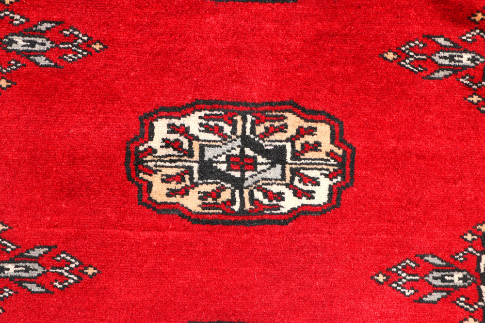 Red Bokhara 2' 6 x 6' - No. 45002 - ALRUG Rug Store