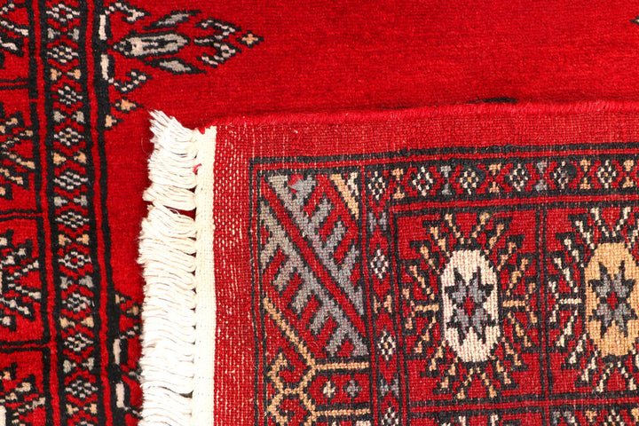 Red Bokhara 2' 6 x 6' - No. 45002 - ALRUG Rug Store