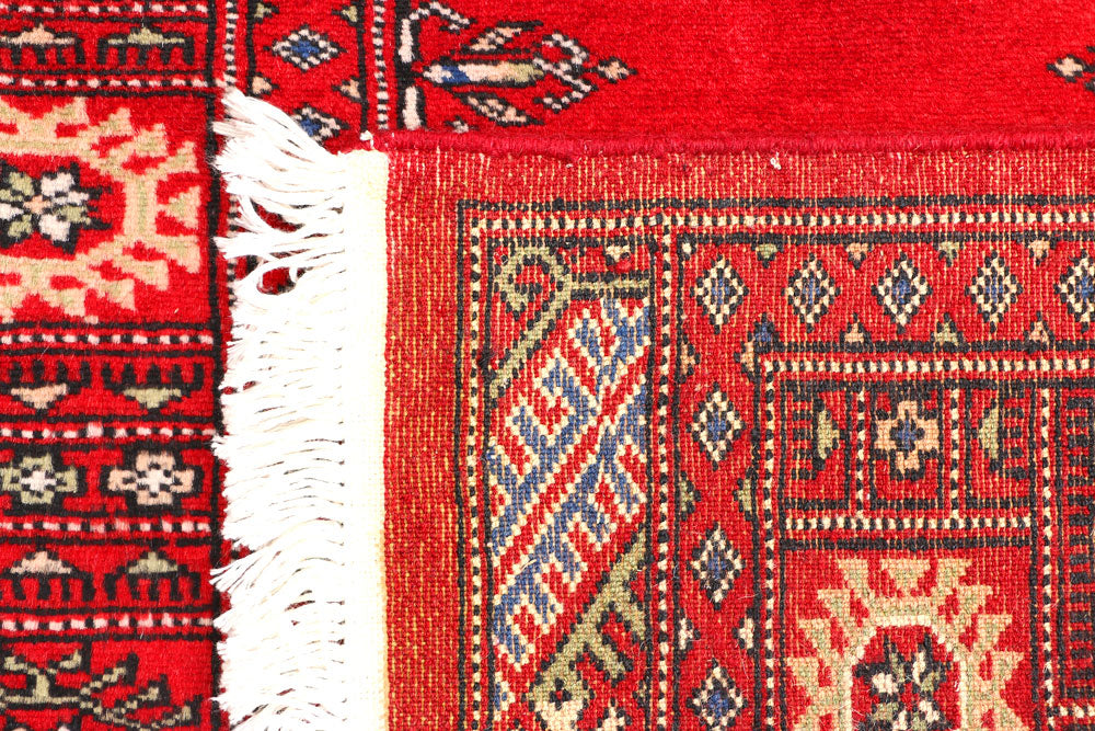 Red Bokhara 2' 7 x 7' 5 - No. 45004 - ALRUG Rug Store