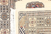 Antique White Bokhara 2' 7 x 6' - No. 45013 - ALRUG Rug Store