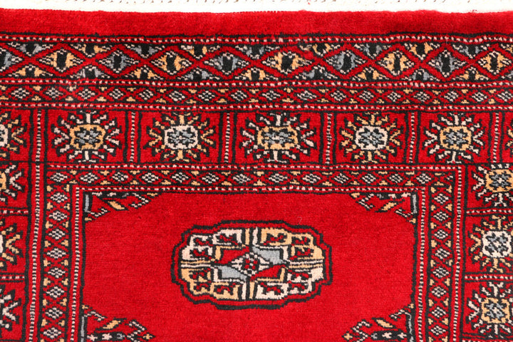Dark Red Bokhara 2' 6 x 6' - No. 45014 - ALRUG Rug Store