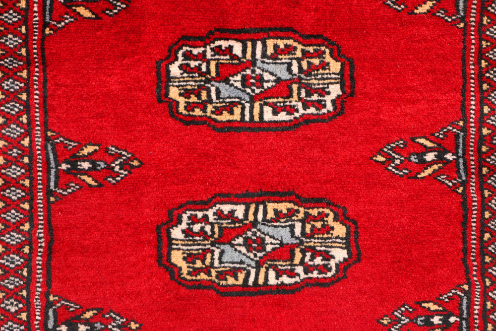 Dark Red Bokhara 2' 6 x 6' - No. 45014 - ALRUG Rug Store