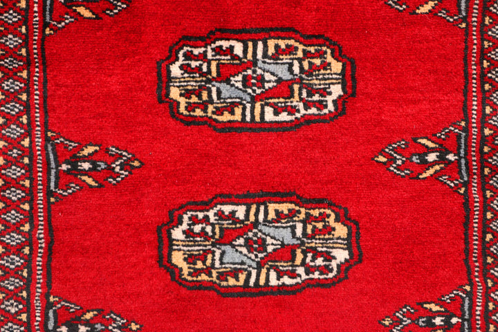 Dark Red Bokhara 2' 6 x 6' - No. 45014 - ALRUG Rug Store