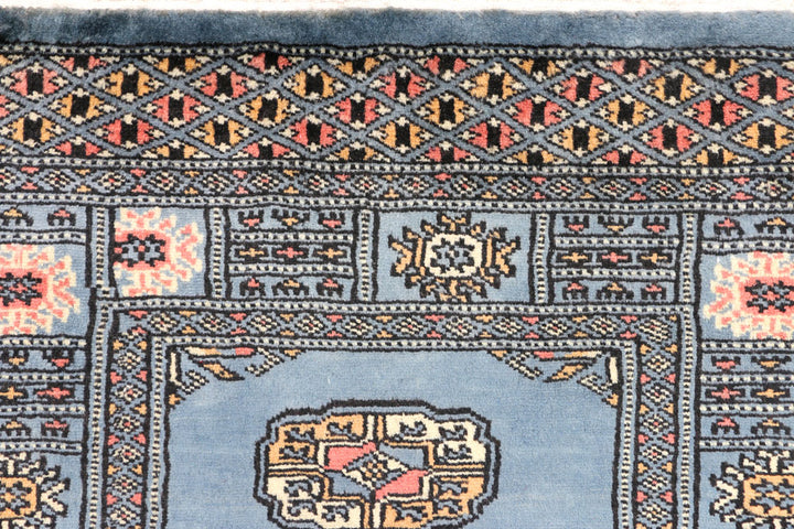 Steel Blue Bokhara 2' 5 x 6' 8 - No. 45019 - ALRUG Rug Store