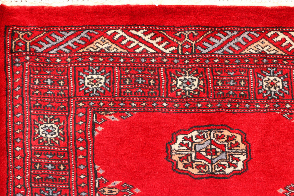 Red Bokhara 2' 7 x 6' 6 - No. 45020 - ALRUG Rug Store