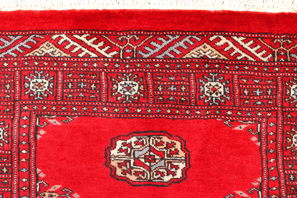 Red Bokhara 2' 7 x 6' 6 - No. 45020 - ALRUG Rug Store