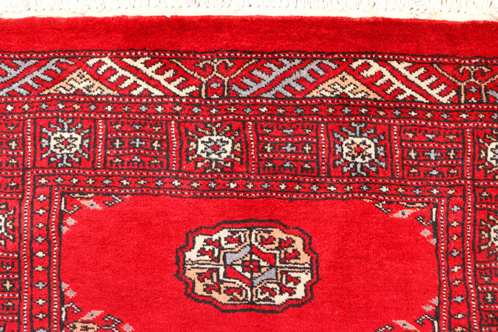 Red Bokhara 2' 7 x 6' 6 - No. 45020 - ALRUG Rug Store